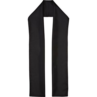 Black formal scarf