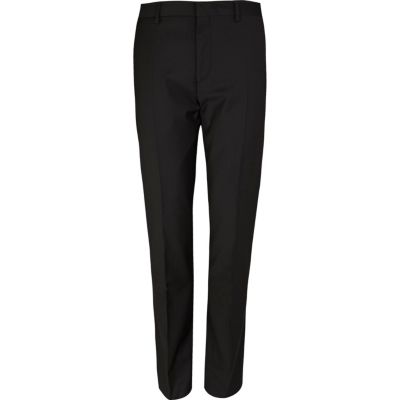 Black skinny suit trousers