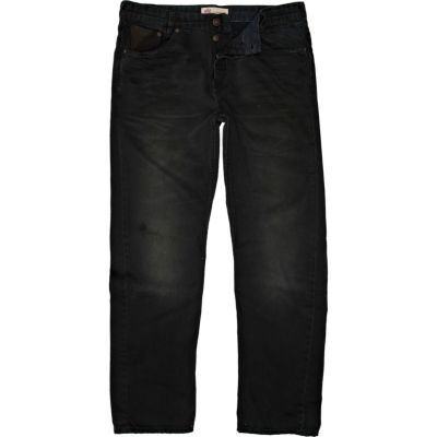 Black Dean straight jeans