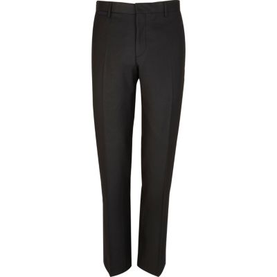 Black slim tux suit trousers 