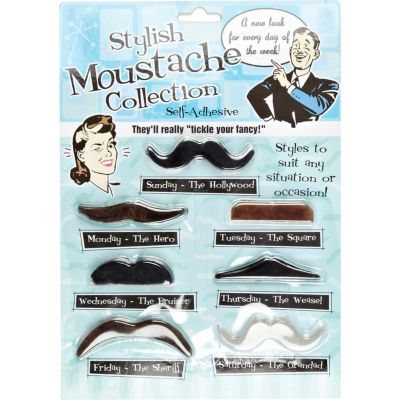 Novelty stylish moustache set