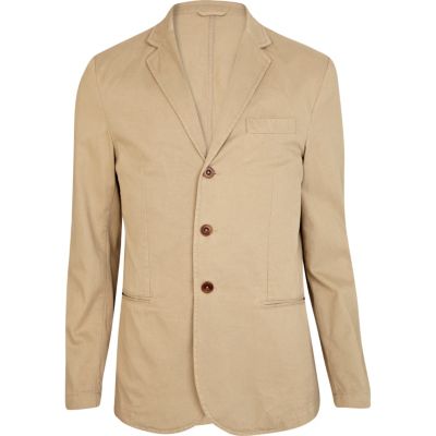 Stone lightweight blazer