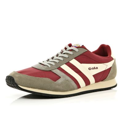 Red Gola retro trainers