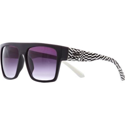 Black Quay geometric print sunglasses