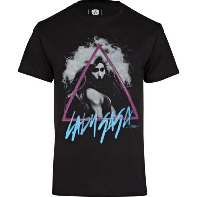 Grey Amplified Lady Gaga print t-shirt