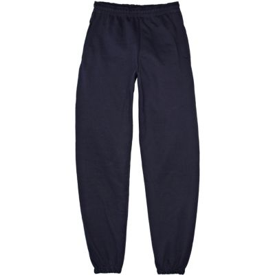 Navy cuffed hem joggers 