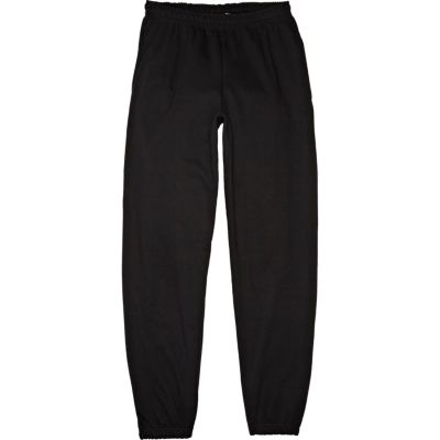 Black cuffed hem joggers