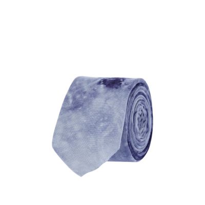 Purple tie dye tie 