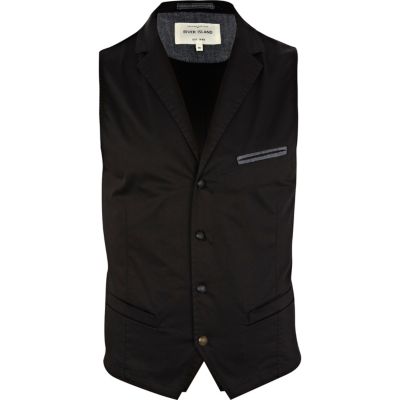 Black military waistcoat