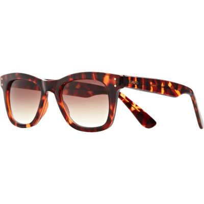 Brown Komono tortoise shell retro sunglasses