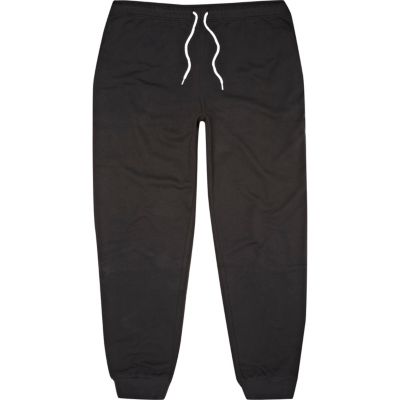 Black cuffed hem joggers