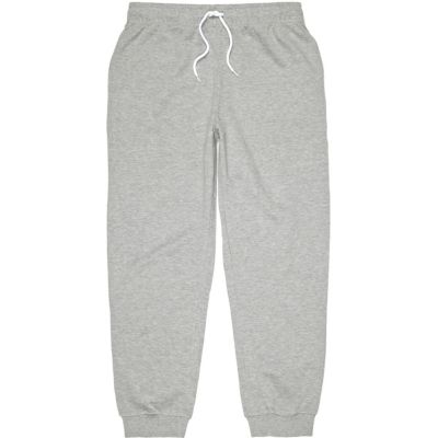 Grey marl cuffed hem joggers 