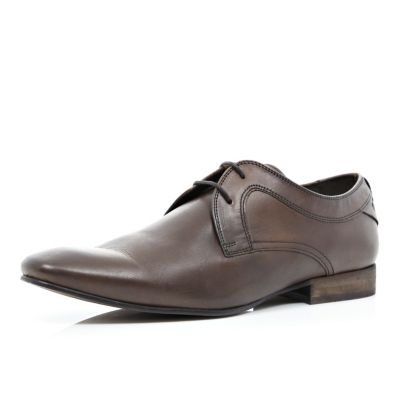 Brown Base lace up formal shoes