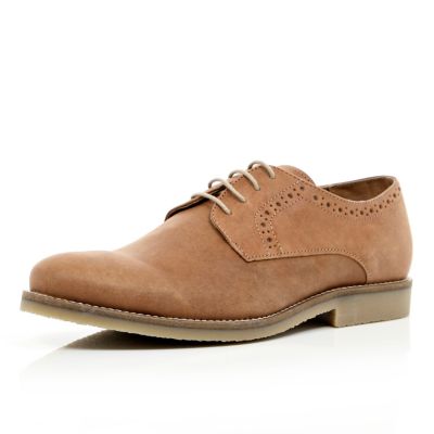 Brown lace up brogues
