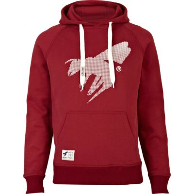 Red Abuze London wasp logo hoodie