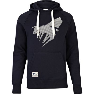 Navy Abuze London wasp logo hoodie