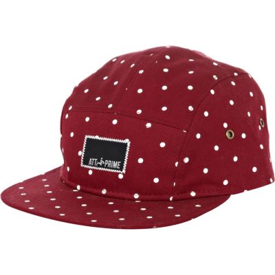 Red ATT Prime polka dot snapback