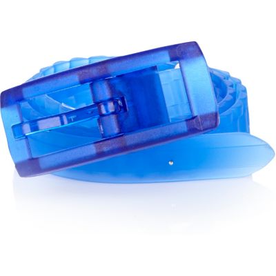 Bright blue silicone rubber belt