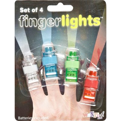 Novelty finger lights pack
