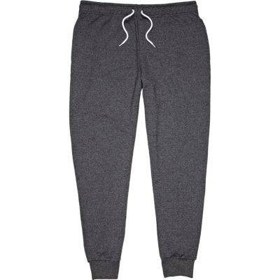 Grey marl cuffed joggers