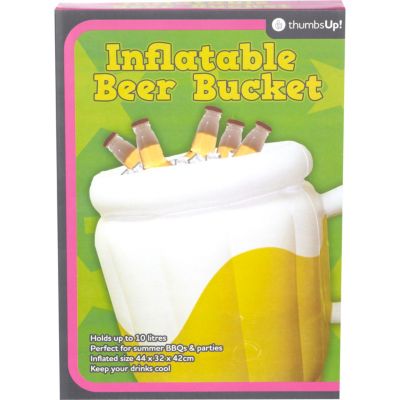 Novelty inflatable beer bucket