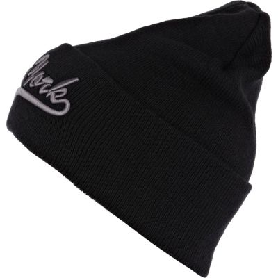 Black New York beanie hat