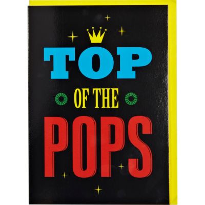 Top of the Pops greeting card