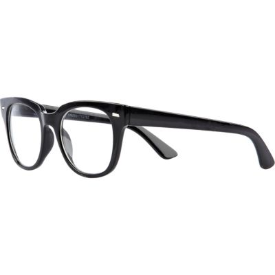 Black round geek glasses