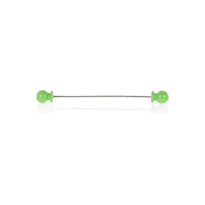 Light green sphere collar pin