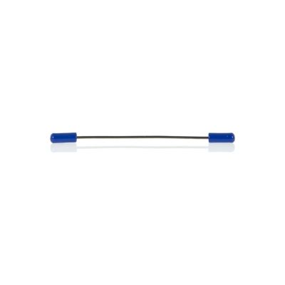 Bright blue collar pin