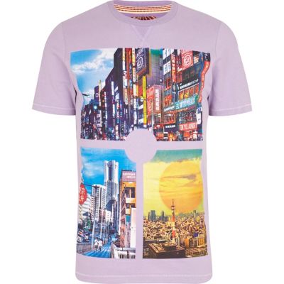 Purple Tokyo Laundry photo print t-shirt