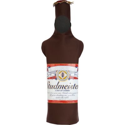 Brown studmeister bottle all-in-one costume