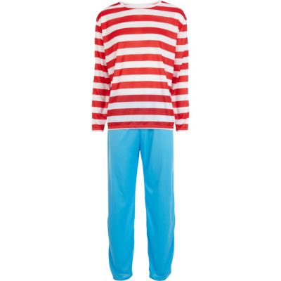 Red Where's Wally costume