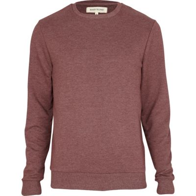 Red marl sweatshirt 