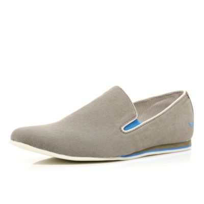Brown Dispair contrast trim shoes 