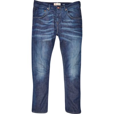 Mid wash Ethan carrot jeans