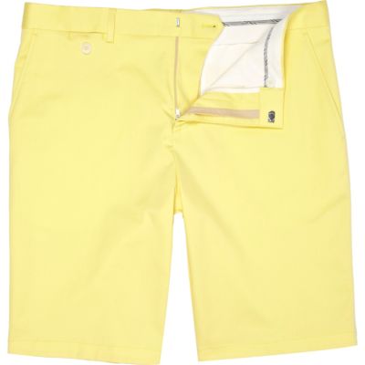 Yellow suit shorts