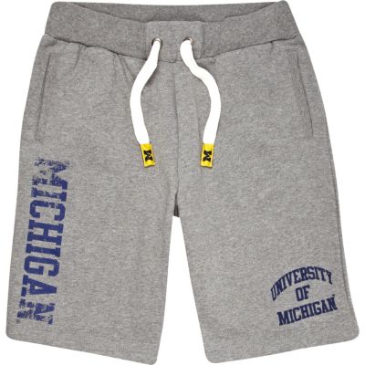 Grey American Freshman printed jogger shorts