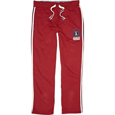 Red American Freshman tracksuit bottoms