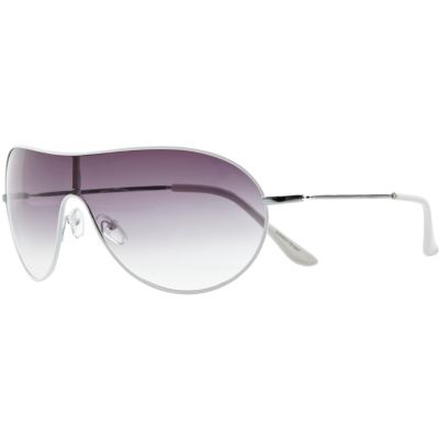 Grey visor sunglasses