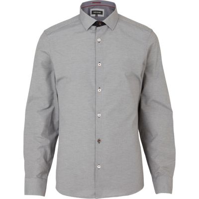 Black and white mini dogtooth shirt