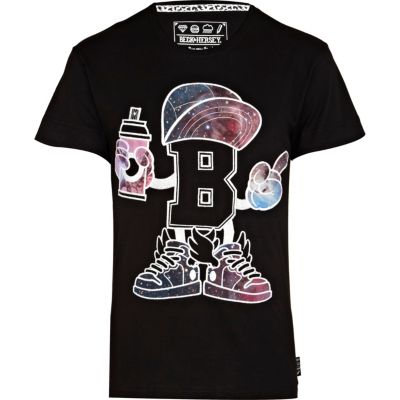 Black Beck & Hersey B cosmic print t-shirt