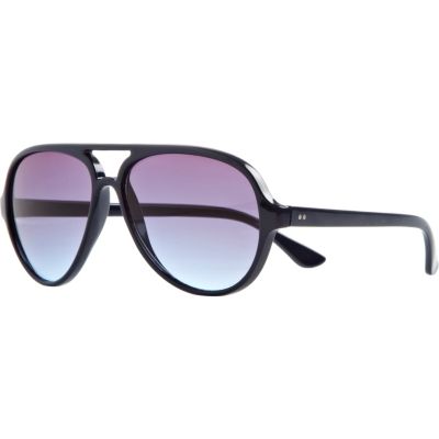 Blue aviator sunglasses