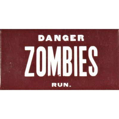 Novelty zombie chewing gum