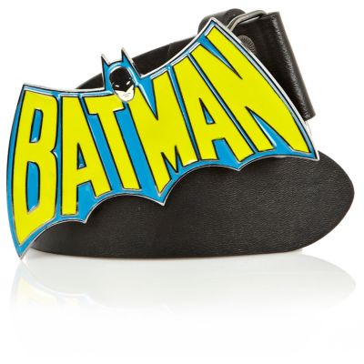 Black Batman plate belt