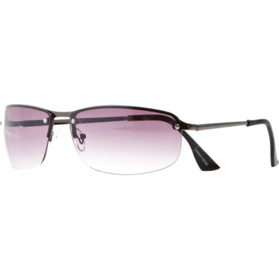 Black visor sunglasses