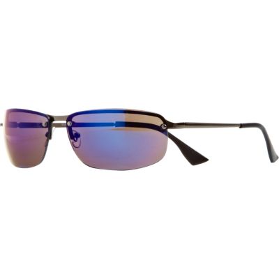 Black visor sunglasses