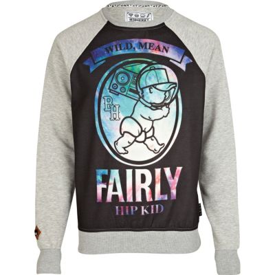 Black Beck & Hersey fairly kid sweatshirt