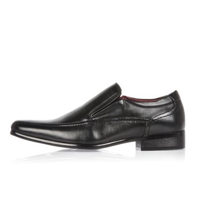 Black smart loafers