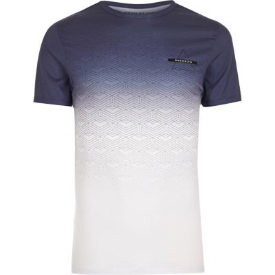 colour fade t shirt